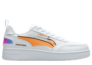 Li-Ning No.258 Classic Leisure Low White Orange