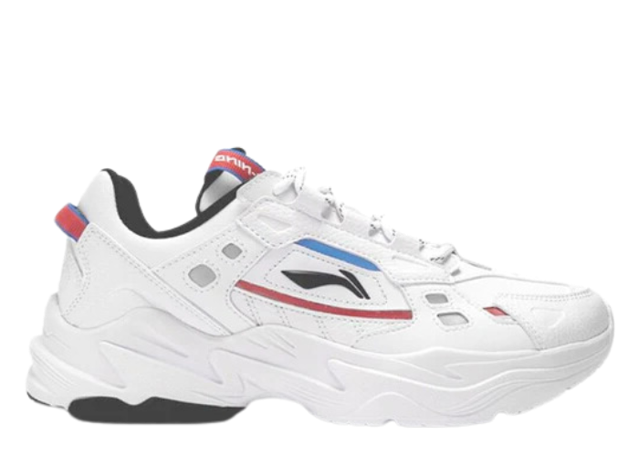 Li-Ning Retro Sport Leisure White Blue Red