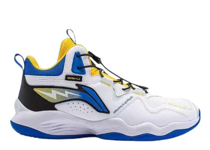 Li-Ning Rising Star White Blue Yellow (GS)