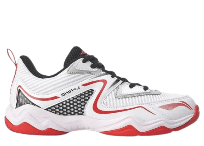 Li-Ning Sound Badminton Training Shoes Black White Red (W)