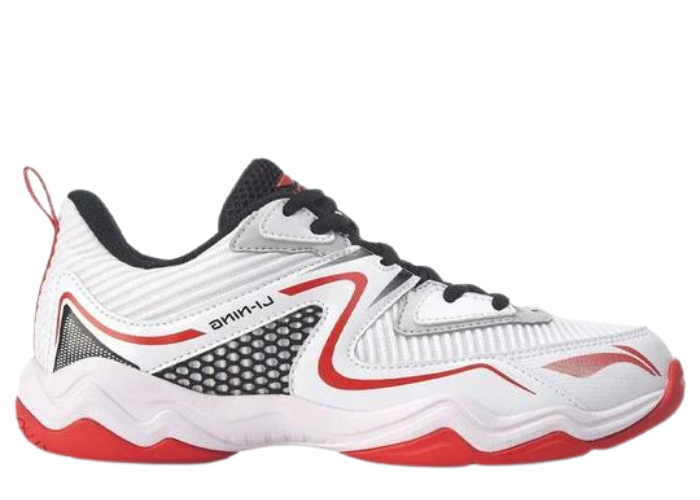 Li-Ning Sound Badminton Training Shoes Black White Red (W)