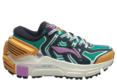 Li-Ning Sun Chaser Green Yellow Purple (W)