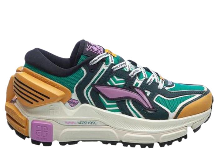 Li-Ning Sun Chaser Green Yellow Purple (W)