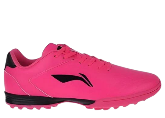 Li-Ning Training Soccer Shoes TF Pink Black