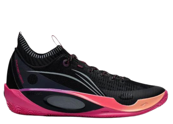 Li-Ning Wade 808 Ultra Black Pink Orange