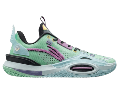 Li-Ning Wade All City 10 V1 Disney MInt Green Purple