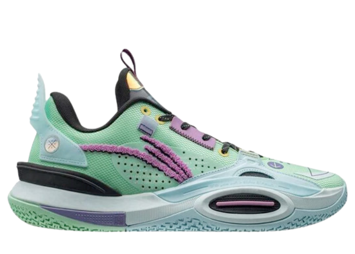 Li-Ning Wade All City 10 V1 Disney MInt Green Purple