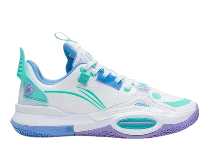 Li-Ning Wade All City 10 V1 White Purple Green (GS)