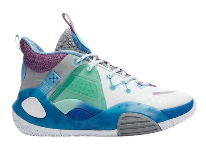 Li-Ning Wade All City 9 V1 White French Blue (GS)