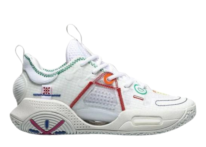 Li-Ning Wade All City 9 V1.5 White Red (GS)