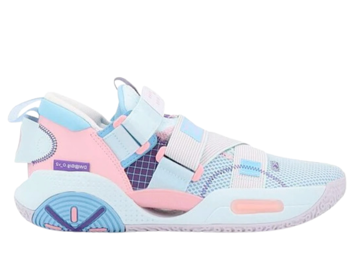Li-Ning Wade All City 9 V2 Baby Blue Pink