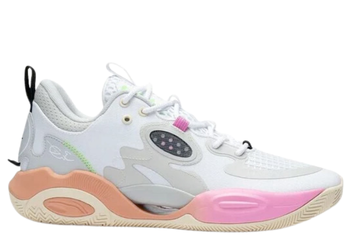 Li-Ning Wade All Day 7 White Smoke Grey Pink