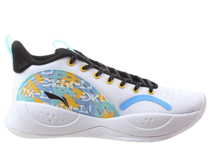 Li-Ning Wade Cloud Standard White Blue Yellow