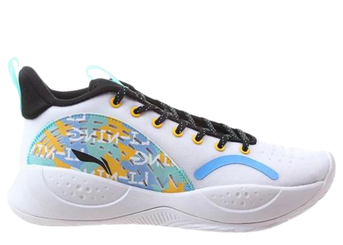Li-Ning Wade Cloud Standard White Blue Yellow