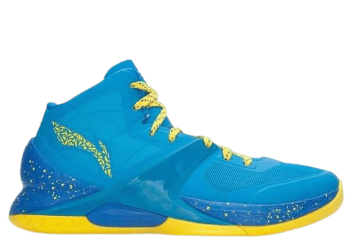 Li-Ning Wade Sixth Professional Basketball Shoes Blue and Huang