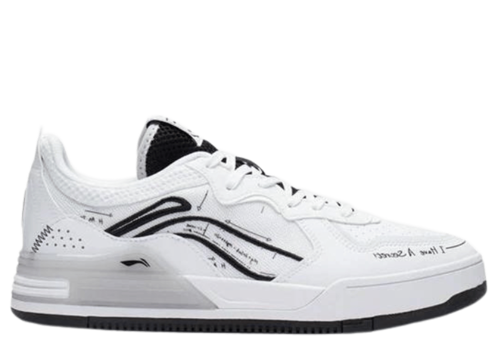 Li-Ning Wave V1 Standard White Black