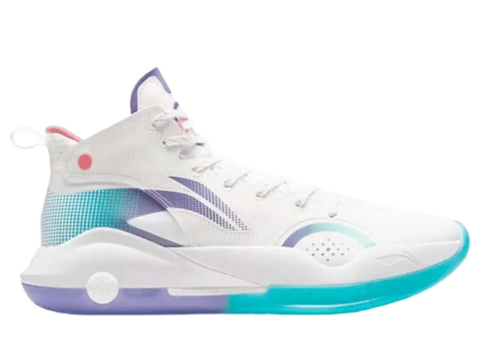 Li-Ning Yushuai 15 White Purple Turquoise