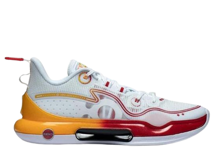 Li-Ning Yushuai Evolution Low White Red Yellow