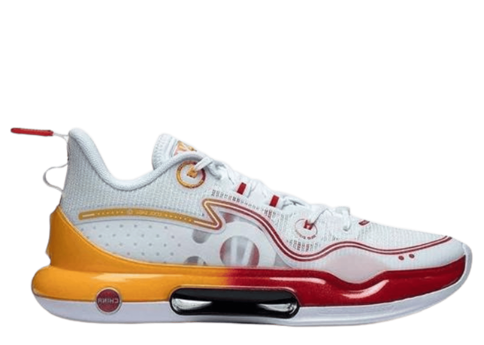 Li-Ning Yushuai Evolution Low White Red Yellow