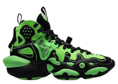 Li-Ning reunited basketball shoes black and green