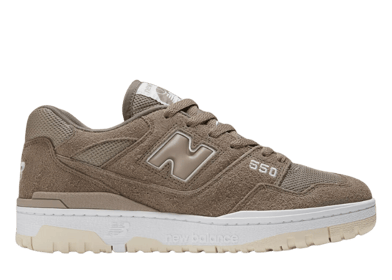 New Balance 550 Suede Mushroom