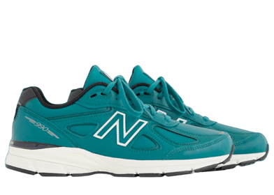 New Balance 990v4 Made in USA Teal White