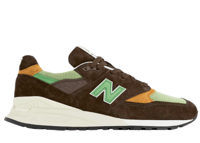 New Balance 998 Made in USA Brown Green