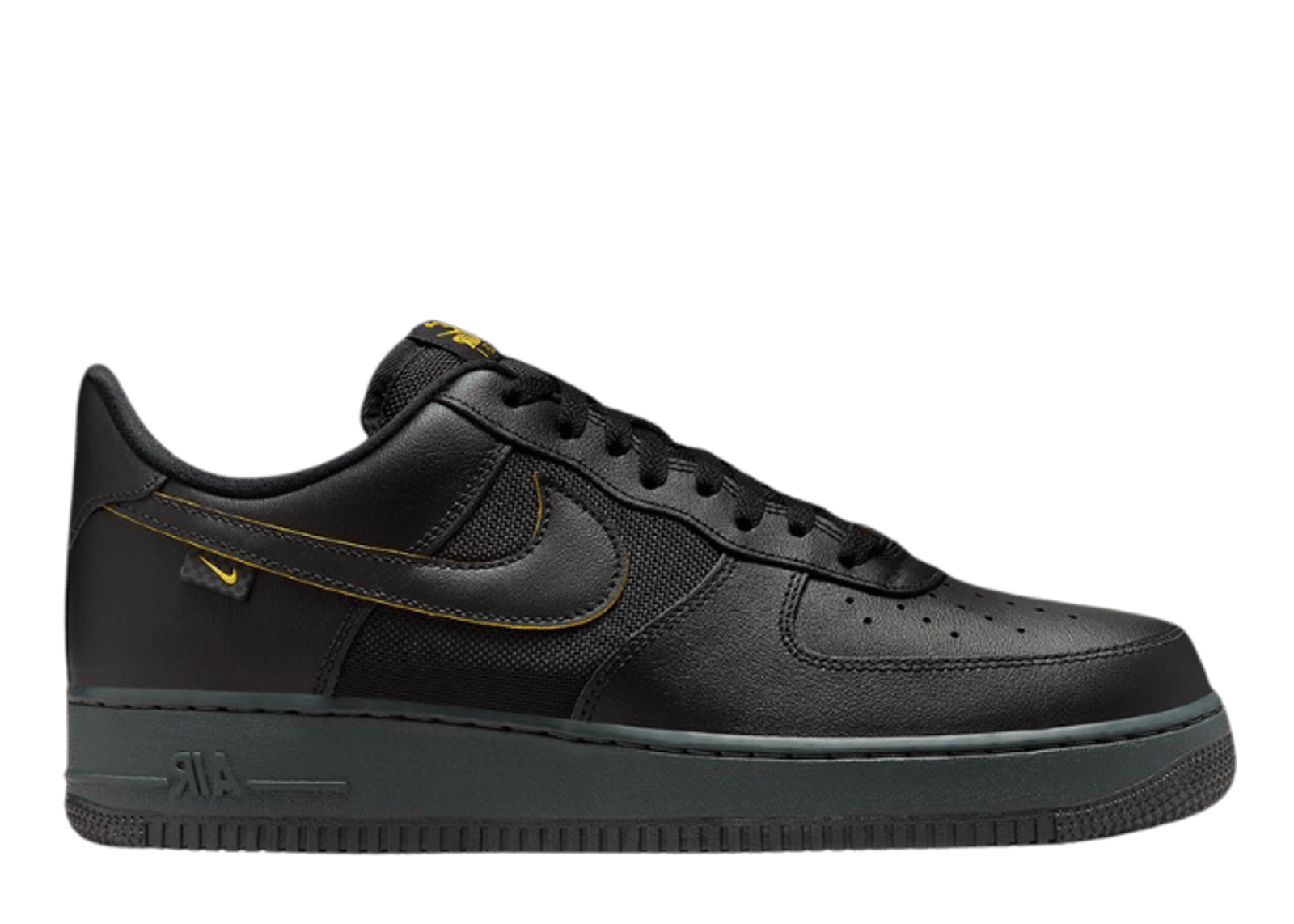 Nike Air Force 1 Low Black Yellow Ochre