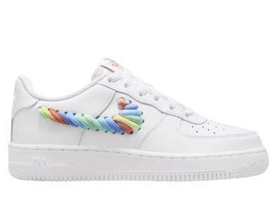 Nike Air Force 1 Low Rainbow Lace Swoosh (GS)