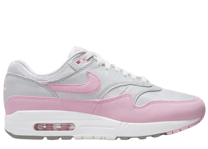 Nike Air Max 1 '87 Metallic Platinum Pink Rise (W)