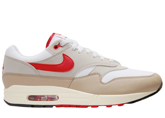 Nike Air Max 1 Cream II University Red