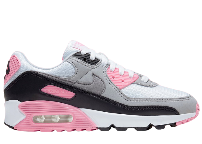 nike air max 90 slide white rose cool grey