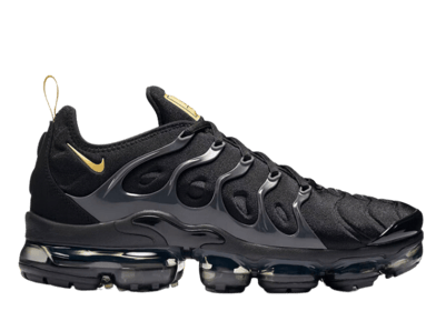 Nike Air VaporMax Plus Black Metallic Gold Anthracite