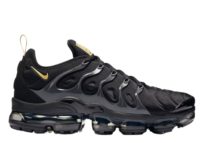 Nike Air VaporMax Plus Black Metallic Gold Anthracite
