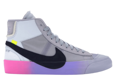 Nike Blazer Mid Off-White Wolf Grey Serena Queen