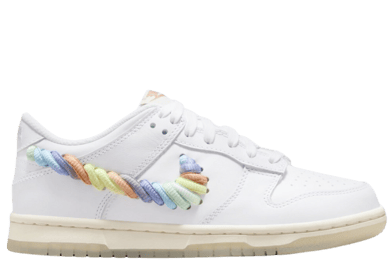 Nike Dunk Low Rainbow Lace Swoosh (GS)