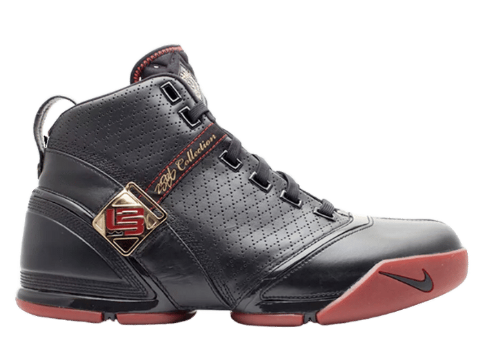 Nike LeBron 5 Black Crimson Metallic Gold
