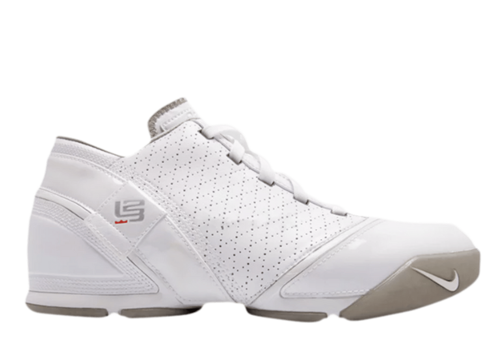 Nike LeBron 5 Low White Metallic Silver