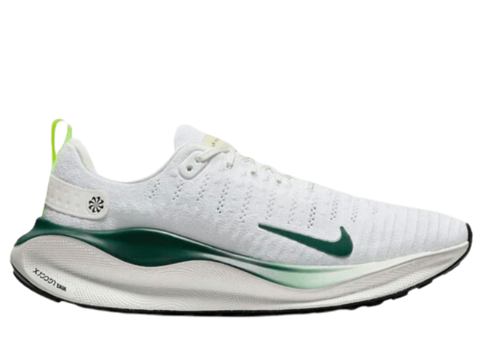 Nike React Infinity Run Flyknit 4 White Volt Green