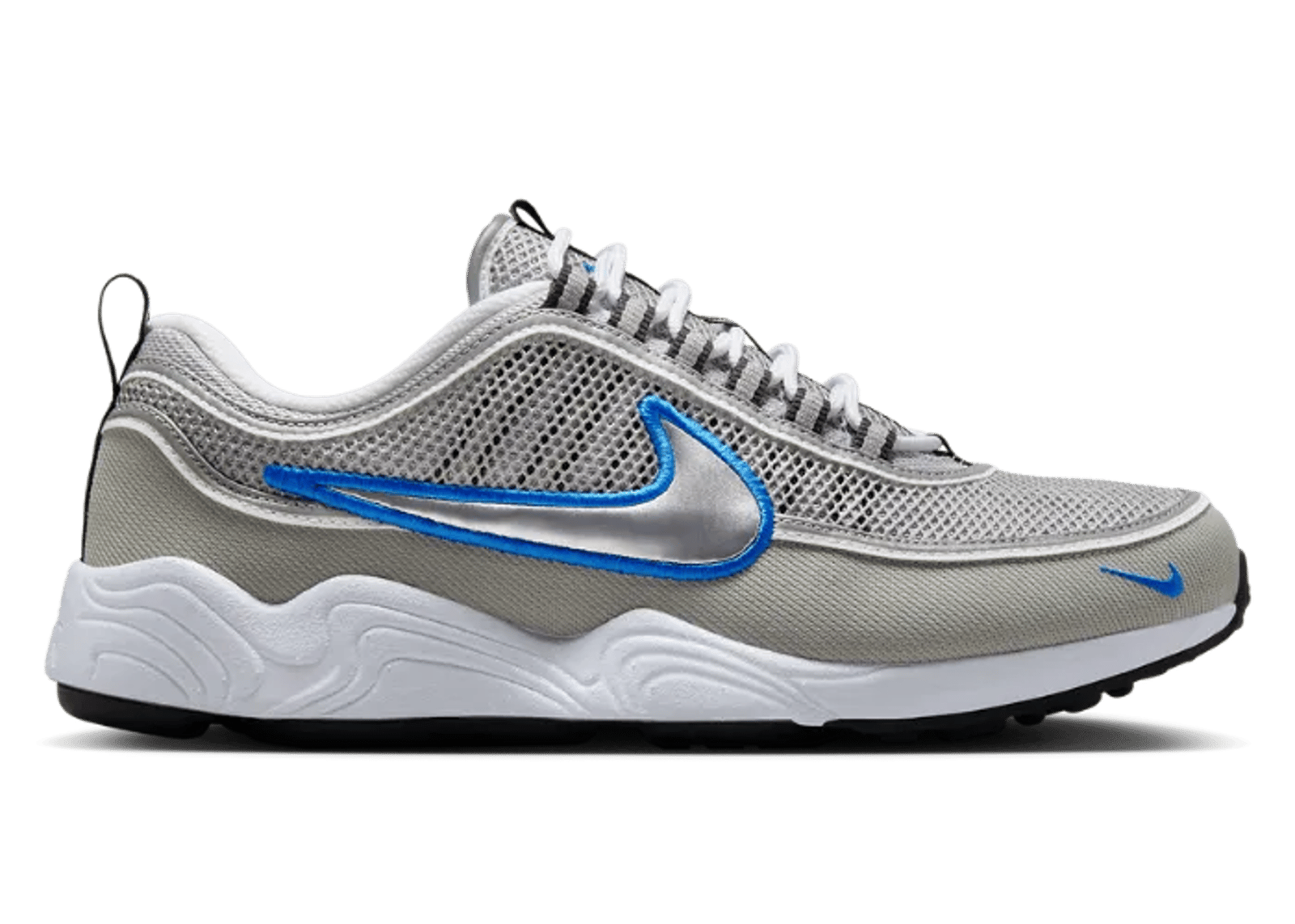 Nike Air Zoom Spiridon OG Metallic Silver Signal Blue
