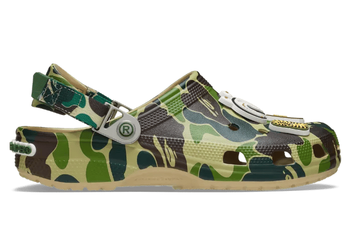 Crocs Classic Clog BAPE ABC Camo Green