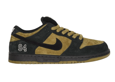 Nike SB Dunk Low Supreme Camper Green