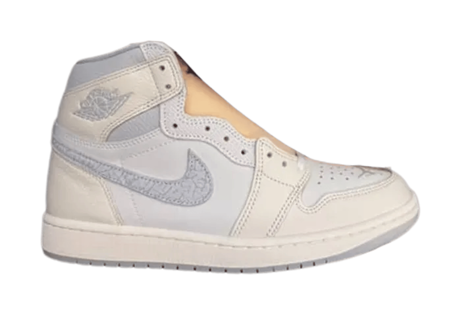 Air Jordan 1 Retro High OG Sail Elephant Print