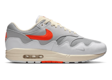Nike Air Max 1 Waves Patta White Hyper Crimson