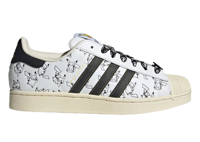 adidas Superstar Pokémon Pikachu White
