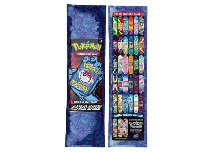 Santa Cruz Skateboards Pokemon 2026 Skateboard Deck Blind Bag