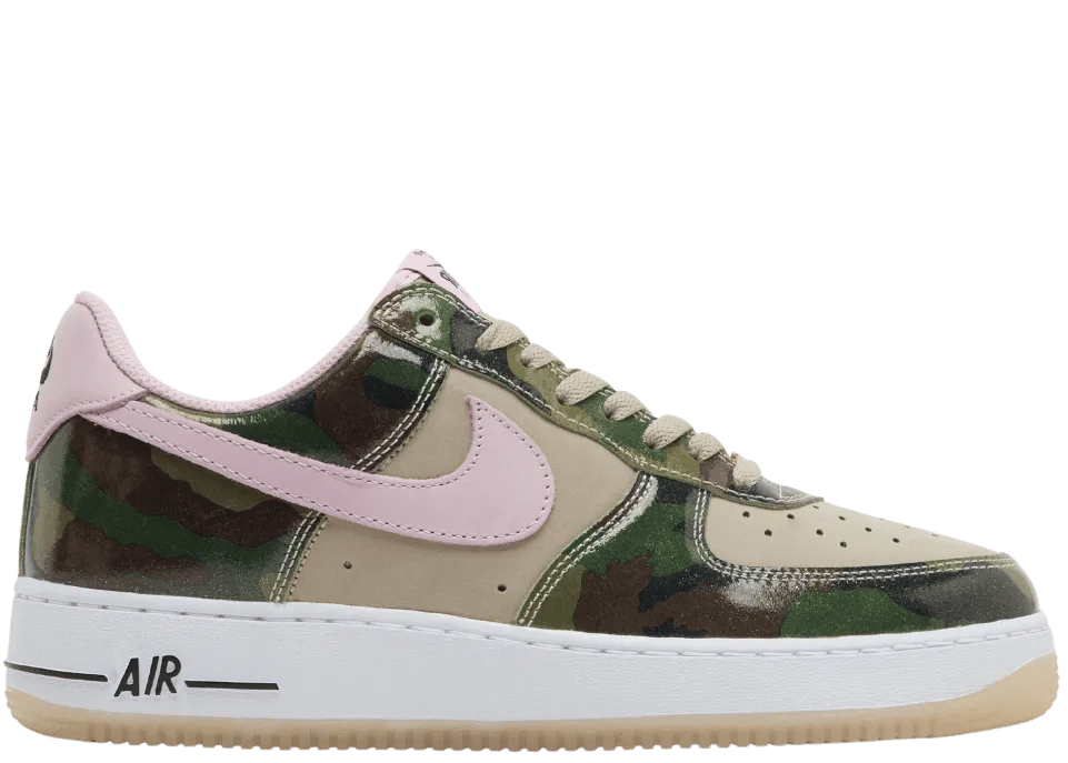 Nike Air Force 1 Low Patent Camo Pink