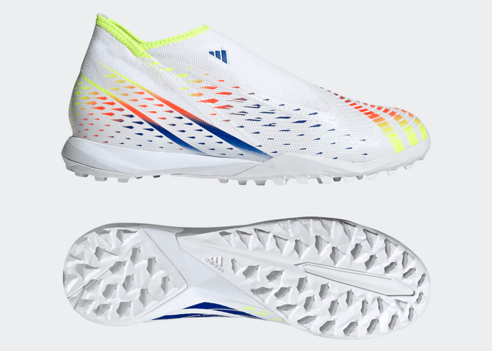 adidas Predator Edge.3 Laceless Turf Soccer Shoes Cloud White