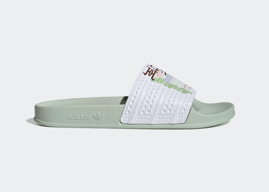 adidas Adilette Slides Linen Green