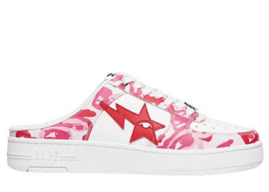A Bathing Ape BAPE STA Mule KidSuper Pink